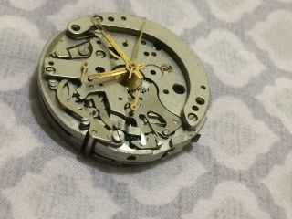 vintage Valjoux 7736 Chronograph Wristwatch Running Movement (project/parts) 4
