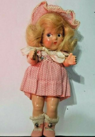 Vintage Composition Doll Vogue Early Ginny 7 1/2 "