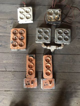 Vintage Industrial Factory Light Switches