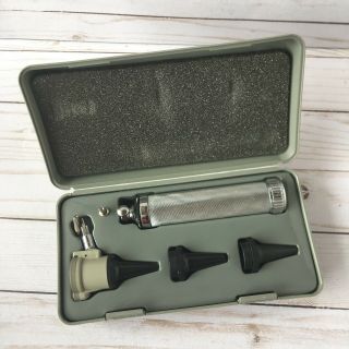Vintage Gowllands Otoscope With Case Medical Collectibles Made In U.  K.