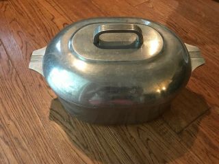 Wagner Ware Magnalite Aluminum Roaster Dutch Oven Pan Pot 4265 - P 8 Quart Vintage