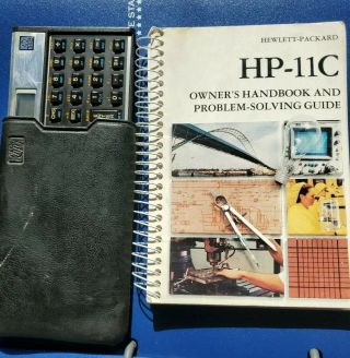 Vintage Hp 11c Hewlett Packard Rpn Scientific Calculator Fully
