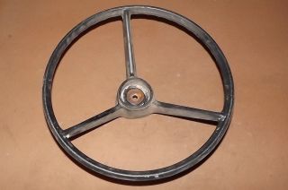 Dl6c12482 Vintage Boat Steering Wheel Black