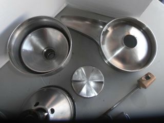 Vintage International Stainless Steel Cream Separator Bowl & Hardware 4