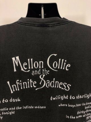 Smashing Pumpkins Mellon Collie Infinite Sadness Rock Band XL Shirt USA VTG 90s 2