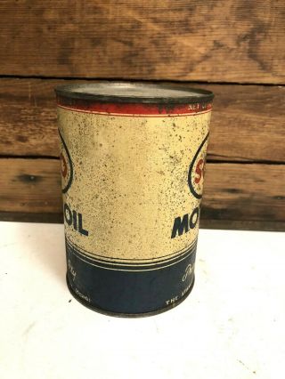 Vintage SOHIO Motor Oil Can One Quart Antique FULL Never Opened Collectible 2