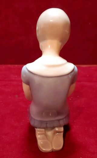 Vintage B&G Bing & Grondahl Figurine - Girl Holding Doll - Denmark 5
