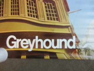 vintage Disneyland Greyhound bus travel poster 28x38 