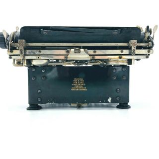 Antique 1917 Corona 3 Folding Portable Typewriter w/ Case & 5