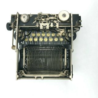 Antique 1917 Corona 3 Folding Portable Typewriter w/ Case & 9