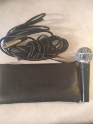 Shure Sm 58 Microphone - Vintage Old Style Made In The U.  S.  A.