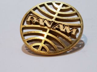 Vintage Pan Am Airlines Attendant Pin With Post
