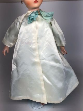 Vintage 50 ' s Madame Alexander Cissy Aqua Doll Dress Tagged,  Coat,  Shoes 3