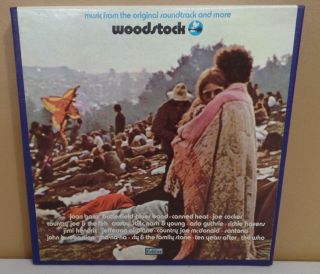 Vintage Reel To Reel Woodstock From Soundtrack 3.  75 Ips Triple Play T500