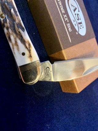 IN THE BOX CASE XX VINTAGE STAG 2017 SEAHORSE WHITTLER KNIFE KNIVES 3