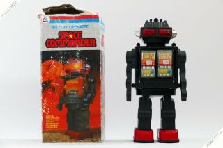 Amico Horikawa Yonezawa Masudaya Space Commander Robot Tin Hk Japan Vintage Toy
