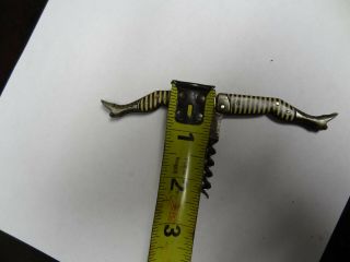 Antique Germany Lady Legs corkscrew Graef & Schmidt Rare Fully marked 6