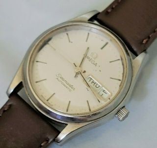 Vintage Omega Seamaster Swiss Made Automatic Cal 1020 Stainless Steel Mens Watch