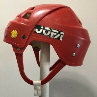 JOFA hockey helmet 23551 Gretzky style red okey classic vintage 2