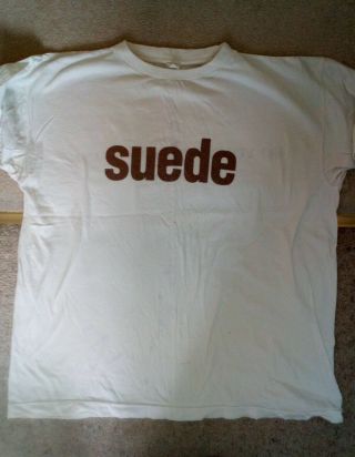 Suede Official Vintage Tour Tshirt 1993 Highly Collectable Britpop