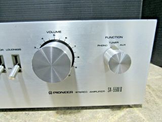 Vintage Pioneer SA - 5500 II Stereo Integrated Amplifier & 5