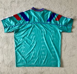 Vintage Rare Barcelona Barca Kappa Football Away Shirt Jersey XL 1992 - 95 Romario 3