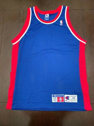 Vintage Early 90’s Champion Detroit Pistons Jersey - 48