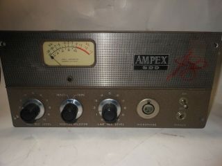 Vintage Ampex 600 601 Tube Mic Preamp 3
