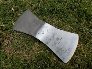 Vintage HB Hults Bruk 3 - 1/2 Lbs Double Bit Axe Head,  Made In Sweden Drop Forged 2