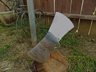 Vintage HB Hults Bruk 3 - 1/2 Lbs Double Bit Axe Head,  Made In Sweden Drop Forged 8