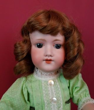 Antique German Bisque Head Doll Armand Marseille Am390 Seeley Fully Jointed Body