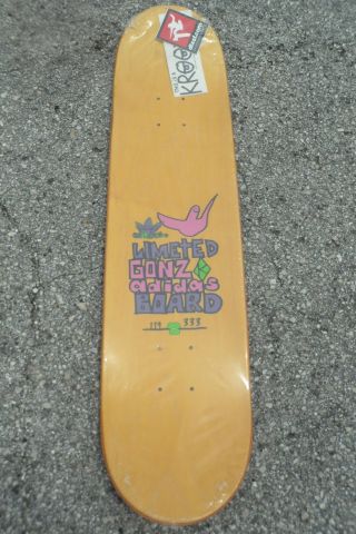 RARE Krooked Skateboards Limited GONZ Adidas Board Mark Gonzales Skateboard Deck 6