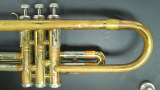 Vintage Getzen Deluxe Tone Balanced Trumpet 68885 With Vincent Bach 7CW 4
