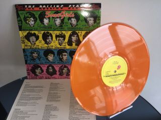 The Rolling Stones Some Girls Rare Orange 1978 1st Press Nmint Vinyl Lp