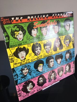 THE ROLLING STONES SOME GIRLS RARE ORANGE 1978 1ST PRESS NMINT VINYL LP 3