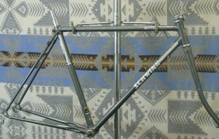 Schwinn World Sport Vintage Road Bike Frame Lugged Steel Fixie L 