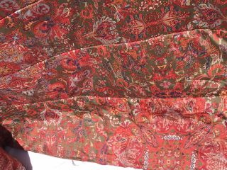 Ralph Lauren Home Galahad King Comforter Red Multicolor Paisley Medieval RARE 8
