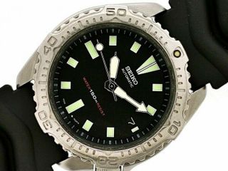 C / Seiko 7002 - 7020 Vintage Old Diver Wrist Watch C1481