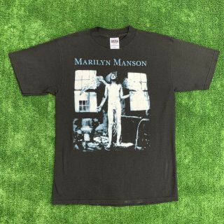 Vintage 97 Marilyn Manson Dead To The World T - Shirt L Spooky Kids Antichrist