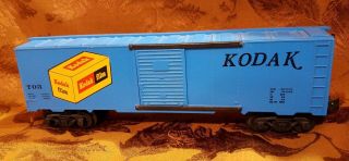 Rare Vintage Kris Model Trains Kmt Kodak Blue Box Car W Black Lettering No Rsv