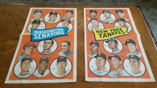 14 Vintage 1969 Topps Baseball Posters