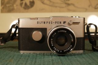 Olympus Pen Ft Vintage Half Frame Camera With 38mm F 1.  8 Lens