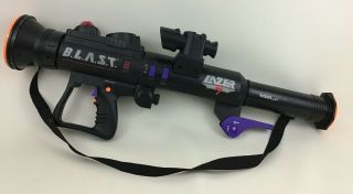 Lazer Tag Bazooka Blast Gun Vintage 1998 Tiger Electronics 90s Toy With Strap