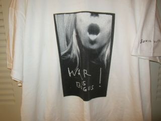 Vintage Sonic Youth Shirt Xl Noise Punk Nirvana Jesus Lizard 90s Rare Tee