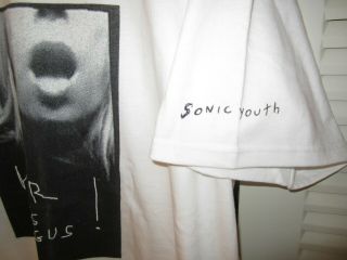 vintage SONIC YOUTH shirt XL noise punk nirvana jesus lizard 90s rare tee 3