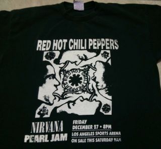 Vintage Red Hot Chili Peppers T Shirt Blood Sex Magik 1991