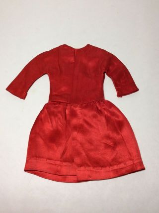 Vintage Barbie Vhtf Nm Shimmering Magic Red Satin Coat,  1664