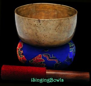 Antique Tibetan Singing Bowl Thado 6 1/8 ",  Ca.  17th Century,  F 3 & C5.  W/ Mp3