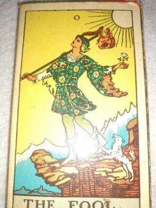 Vintage ‘the Fool’ Complete Authentic Tarot Cards University Books Inc.
