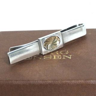Auth Vintage Georg Jensen Denmark 76a Sterling Silver 925 Tie Bar Clip